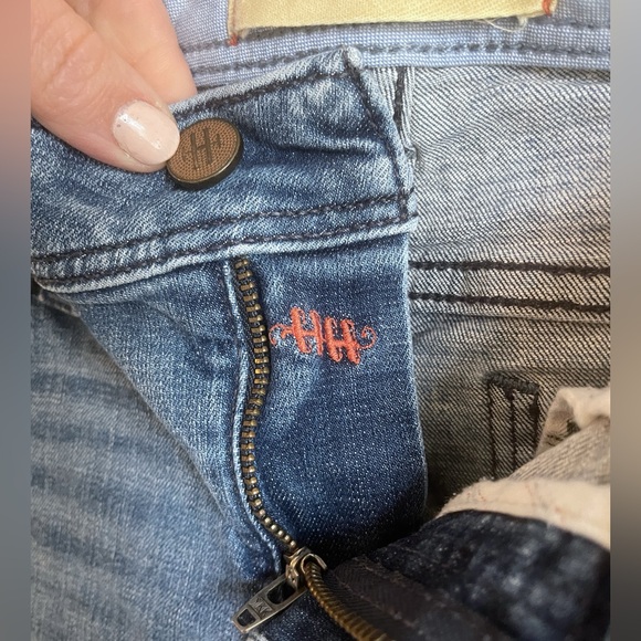 Holding Horses Anthropologie Paint Splatter Skinny Jeans Size 26 - Picture 5 of 9